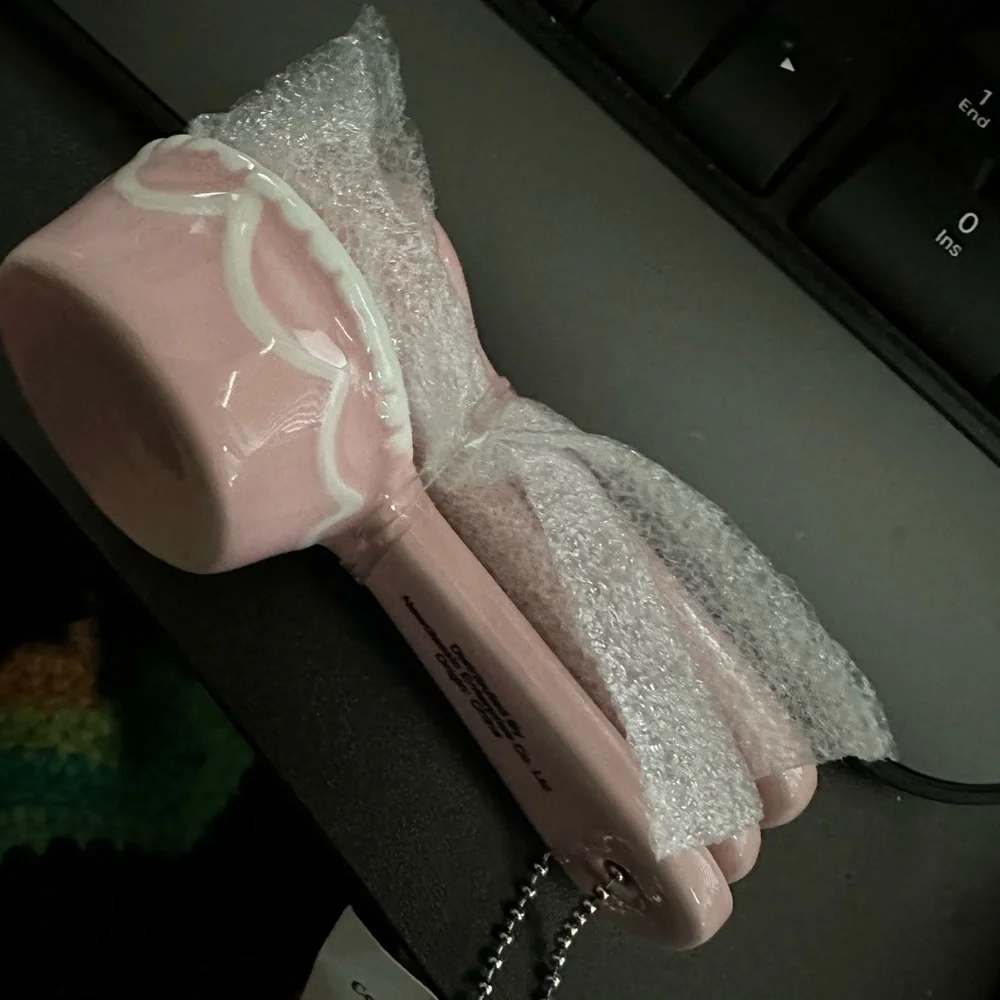 Pink Ceramic Measuring Spoon Set - Picture 3 of 4